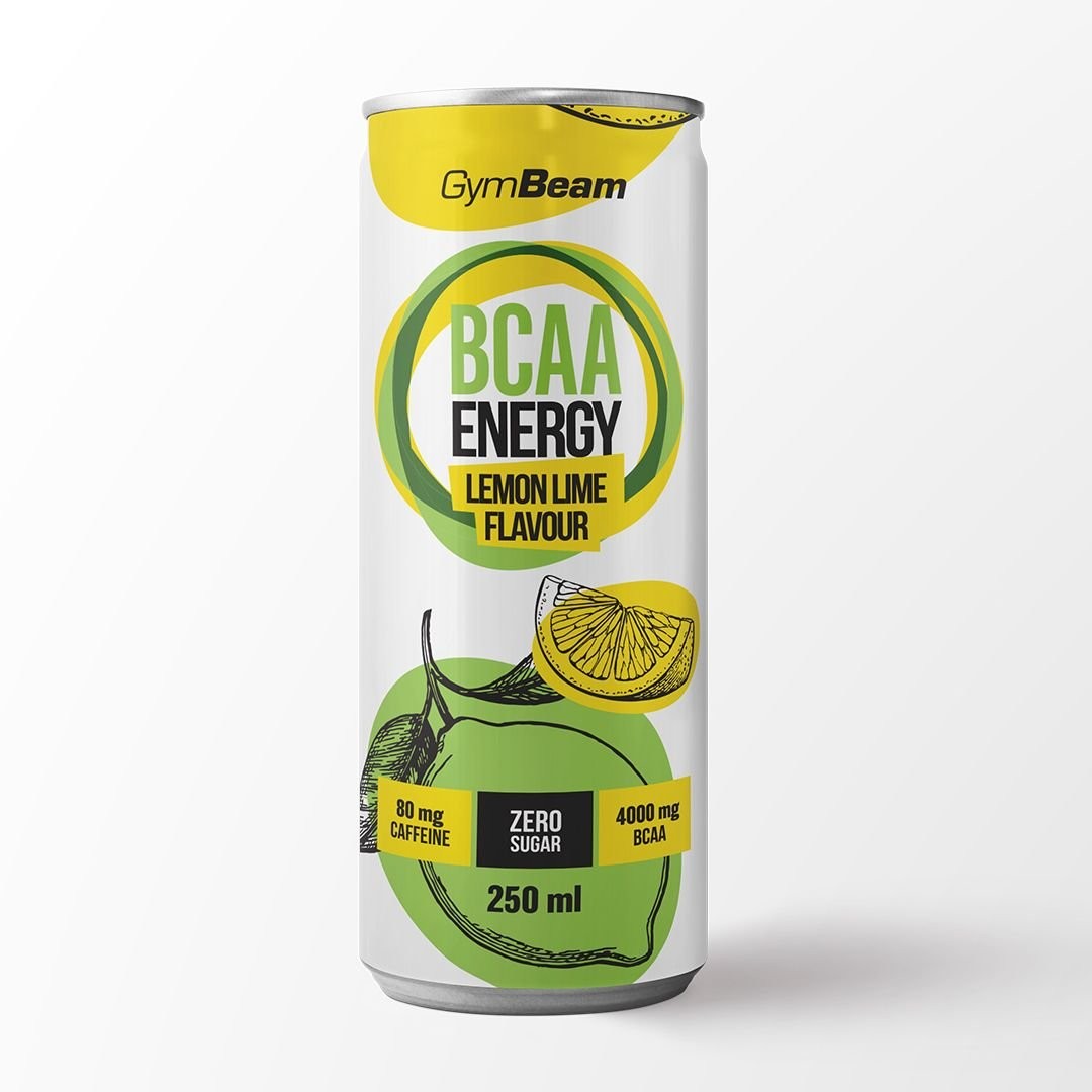 GymBeam Moxy BCAA+ energy Drink Příchuť: lemon lime, Hmotnost: 250ml
