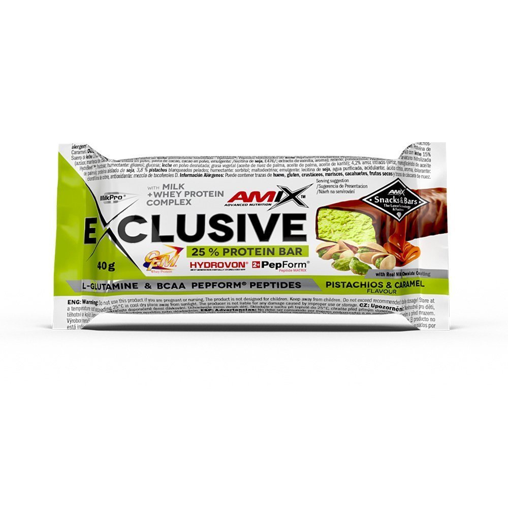 Amix Exclusive Protein Bar 85g Příchuť: Banán/čokoláda