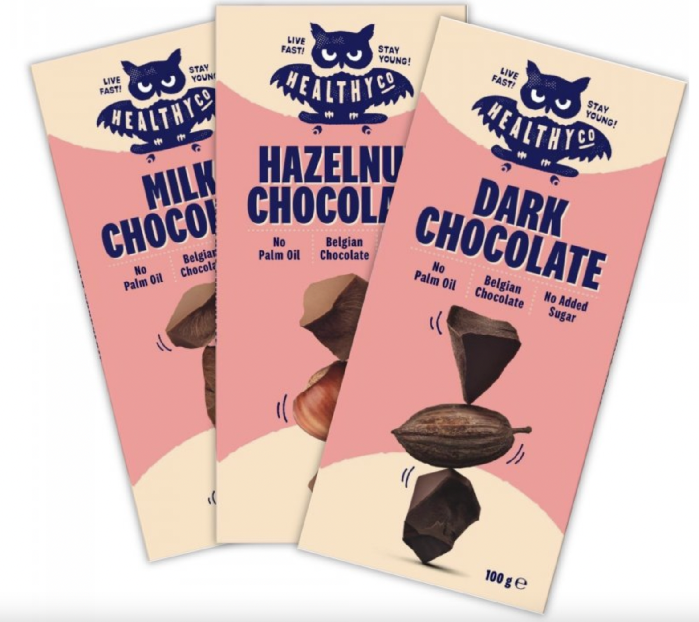 HealthyCo Chocolate 100g Příchuť: Hořká