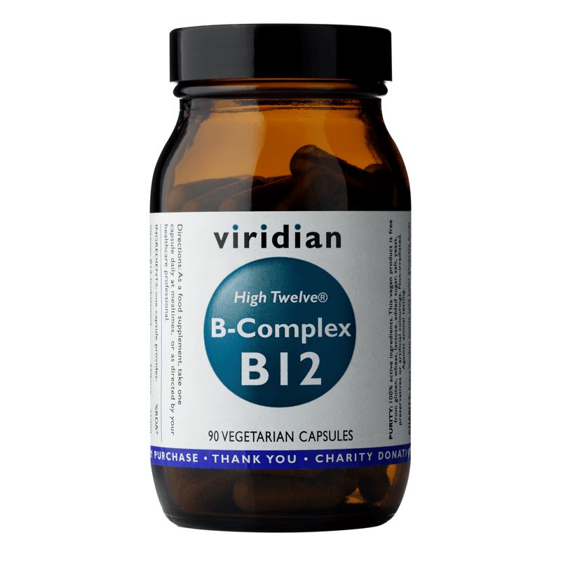 Viridian Nutrition Viridian High Twelve B Complex B12 Hmotnost: 90 tablet