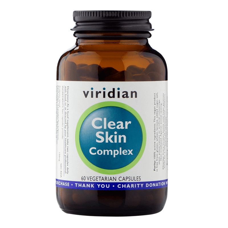 Viridian Nutrition Viridian Clear Skin Complex Hmotnost: 60 tablet