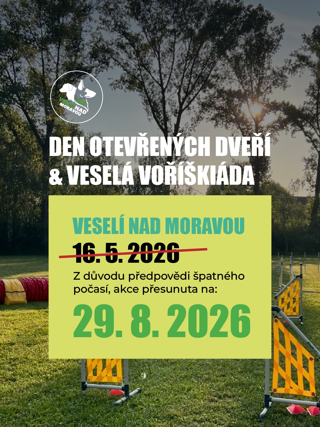 Den otevřených dveří na cvičáku ve Veselí nad Moravou 29. 8. 2026