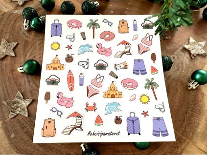 samolepky leto nalepky rocniobdobi chcisipamatovat