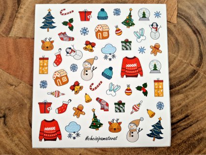 samolepky zima nalepka nalepto papir uchovanivzpominek cestovani deniik diar denicek
