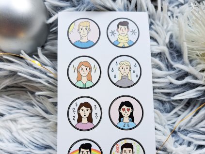 samolepky pocity vanoce nalepky zdobenistranek kreativita kreativniduse tvoreni pocit chcisipamatovat vzpominky okamzik y