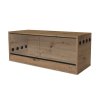 terarium 100x40x40 z lamino desky barva dub 26429