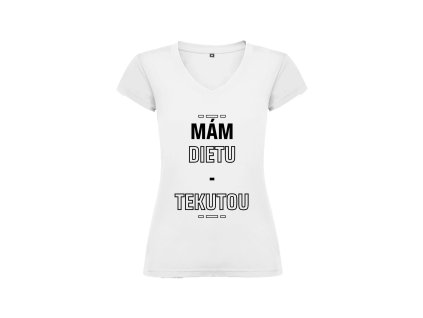 Mám dietu - tekutou (Barva Růžová, Velikost XL)