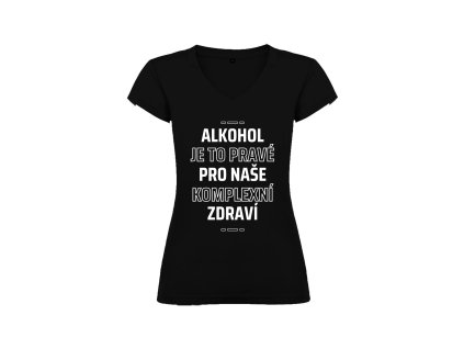 Alkohol to je to pravé pro naše komplexní zdraví (Barva Růžová, Velikost XL)