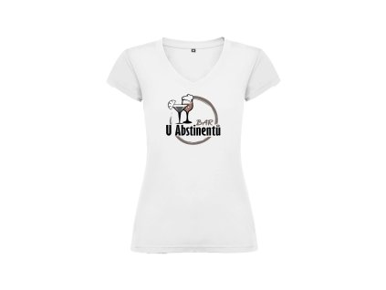 Bar U Abstinentů v Brně s logem! - Dámské (Barva Černá, Velikost XL)