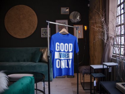 t shirt mockup on a hanger inside a nice room a16948