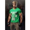 t shirt mockup of an ai generated man inspired by ken masters m34947