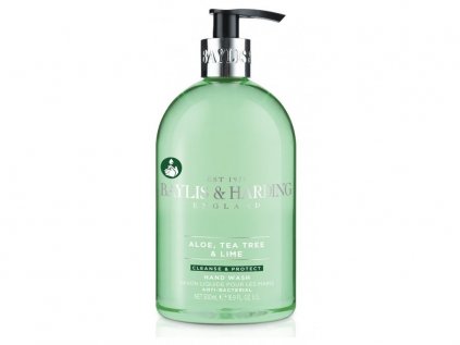 Baylis & Harding Antibakteriální Tekuté mýdlo na ruce 500 ml Aloe, Tea Tree a Limetka