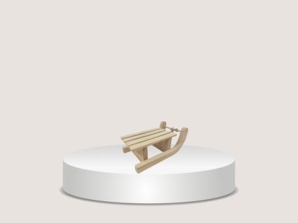 Dřevěné sáně malé