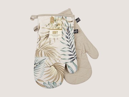 Kuchyňská rukavice LEAFY 19 x 30 cm souprava 2 ks