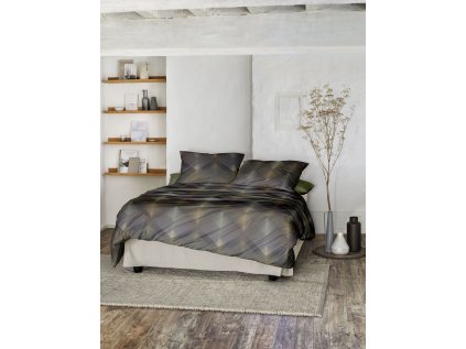 Povlečení IRISETTE WAVE 8539-90 multi – saténová sada 140×200 cm