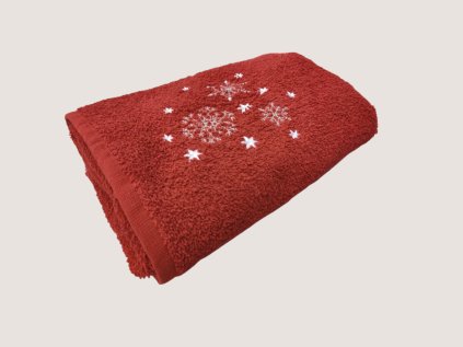 Ručník SNOWBALL 31 vávoční  chili 50 cm x 90 cm