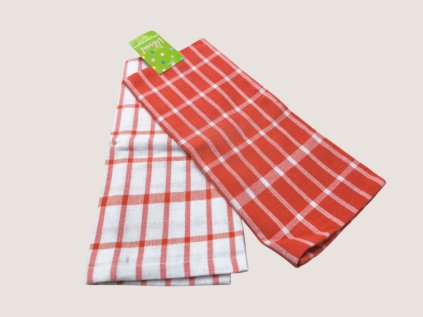 Utěrka VIBRANT červená 45 cm x 65 cm, balení/ 2ks, bavlna