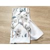 Kuchyňská utěrka FLORETTE – květinový vzor, 100% bavlna