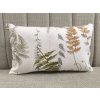 Povlak na polštář KAPRADINY NA SVĚTLÉ 40 cm x 25 cm