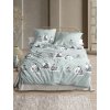 Povlečení IRISETTE PANDA 8645-80 nefrit – flanelová sada 140×200 cm