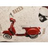 Povlak na polštář  SKÚTRY VESPA 40 cm x 40 cm
