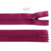 Spirálový zip skrytý šíře 3mm délka 60 cm b. 640 Ibis Rose , podklad dederon