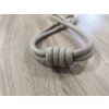 Dekorační ÚVAZ GERSTER 2983-065-3014 natur- knotová šňůra  s ozdobou