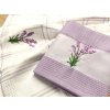 Kuchyňská utěrka LEVANDULE – fialová, 45×70 cm, 100% bavlna