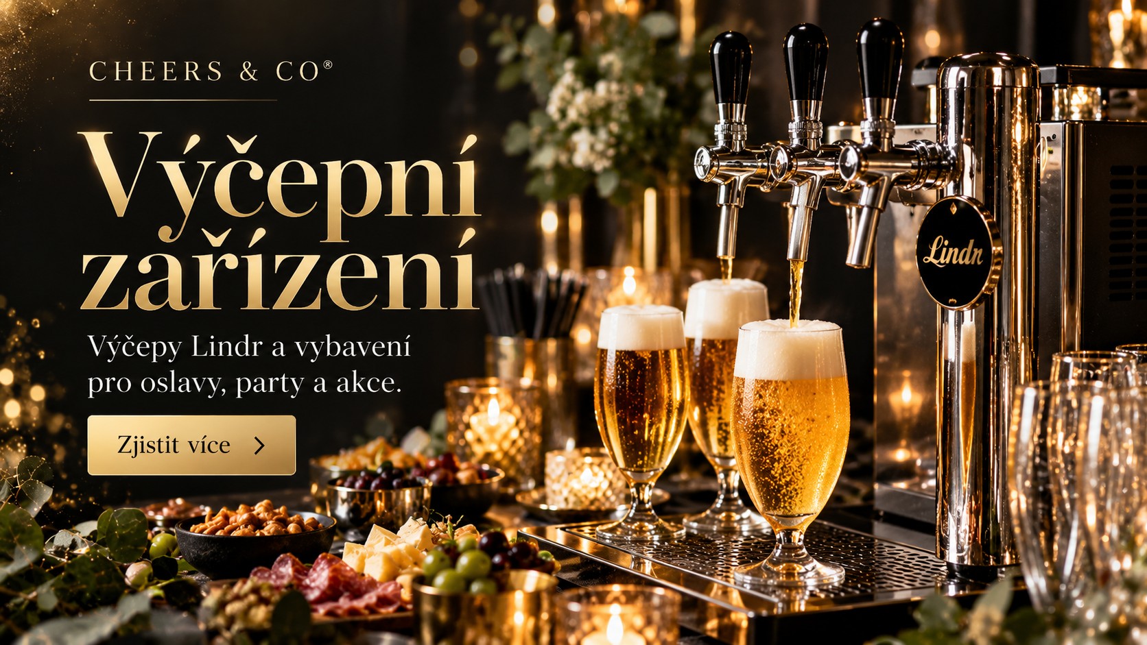 Výčepní zařízení Lindr CHEERS & CO®
