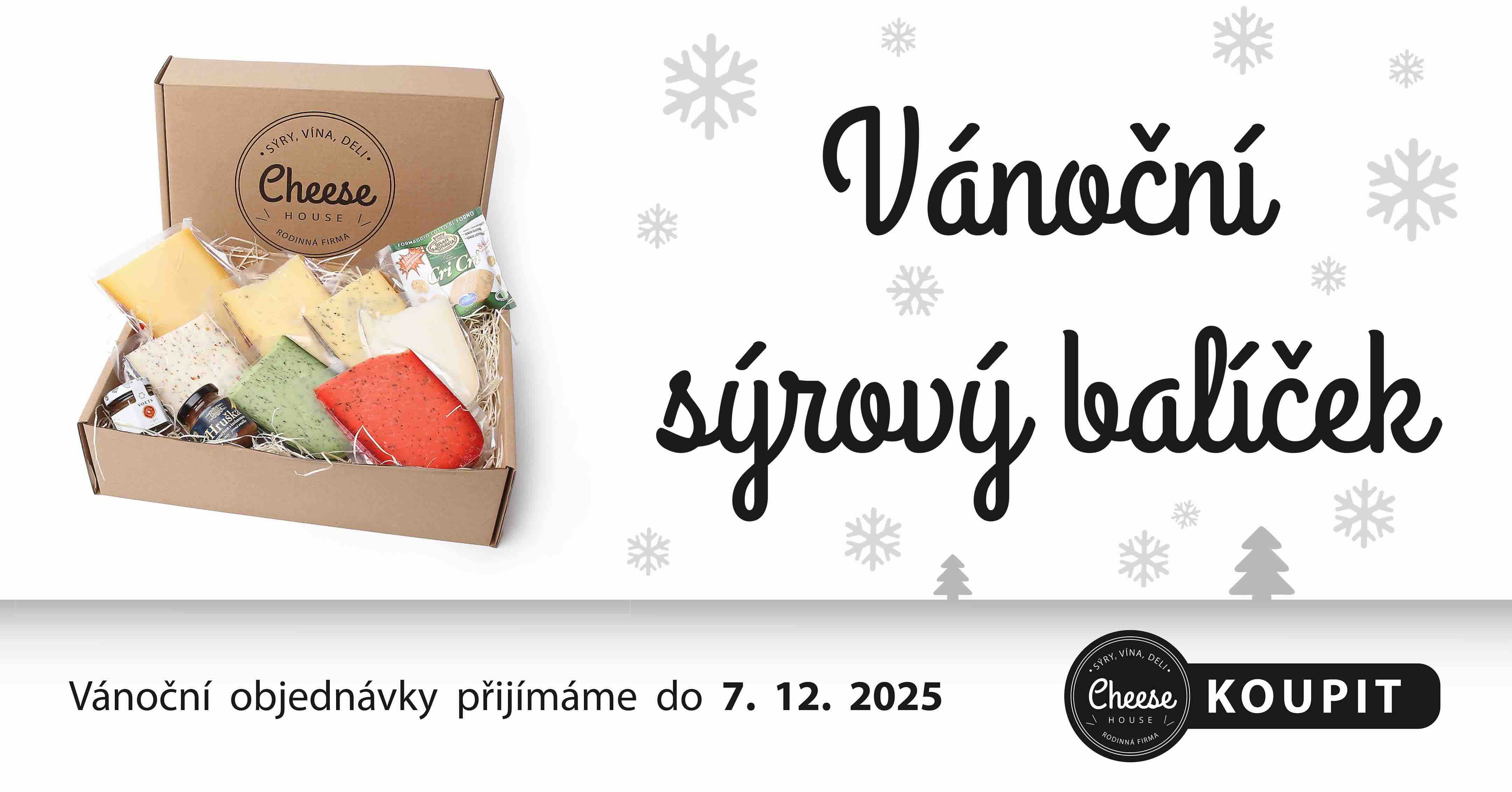 Sýrový balíček Vánoce