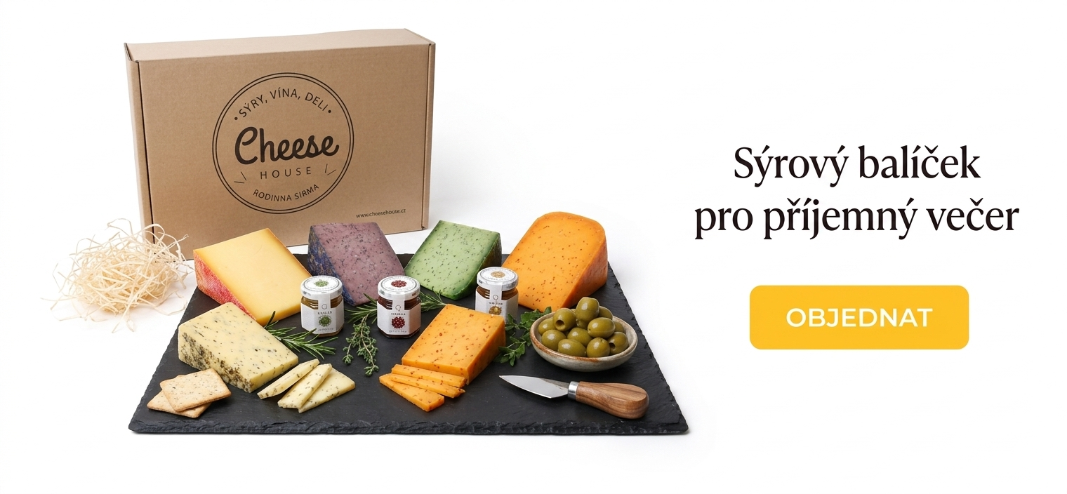 Sýrový box triple dips s olivami