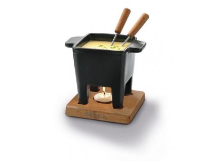 Souprava na fondue černá