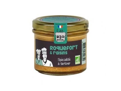 Bio delikatesa se sýrem roquefort a rozinkami Cantal