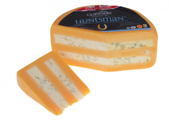 Levně Snowdonia Cheese Company Cheddar Huntsman s Blue Stiltonem Hmotnost: 1kg