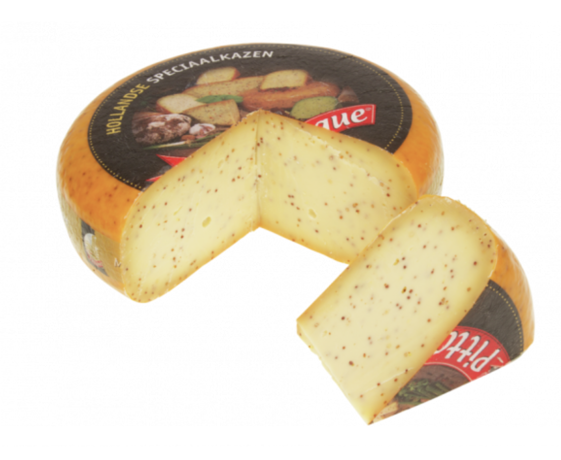 Levně Pittoresque Gouda s hořčicí Hmotnost: 1kg