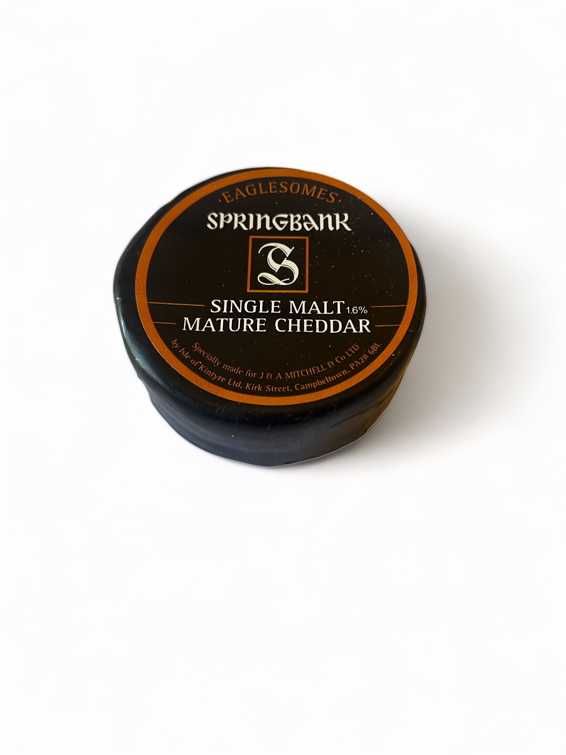 Isle of Kintyre Springbank Baby Cheddar s příchutí single malt whisky 200g