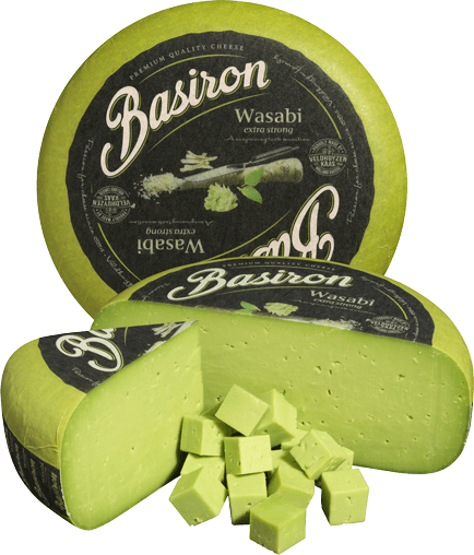 Levně Basiron Gouda s wasabi Hmotnost: celý koláč