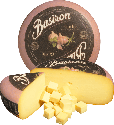 Levně Basiron Gouda s česnekem Hmotnost: celý koláč