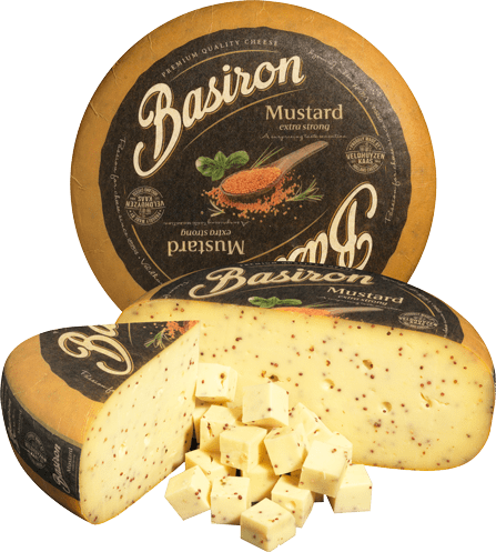 Levně Basiron Gouda s hořčicí Hmotnost: celý koláč
