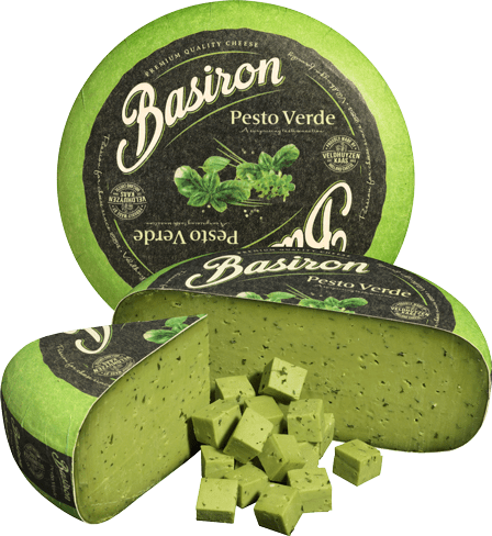 Levně Basiron Gouda s bazalkovým pestem Hmotnost: celý koláč