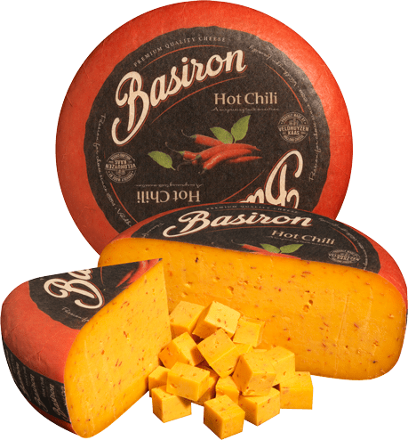 Levně Basiron Gouda s chilli Hmotnost: celý koláč