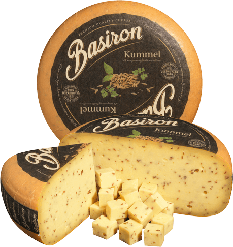 Levně Basiron Gouda s kmínem Hmotnost: celý koláč