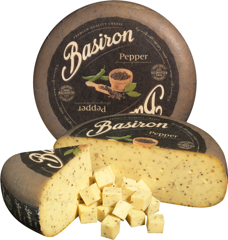 Levně Basiron Gouda s pepřem Hmotnost: celý koláč