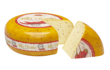Villa Picanto Kravská gouda s chilli papričkami Hmotnost: celý koláč