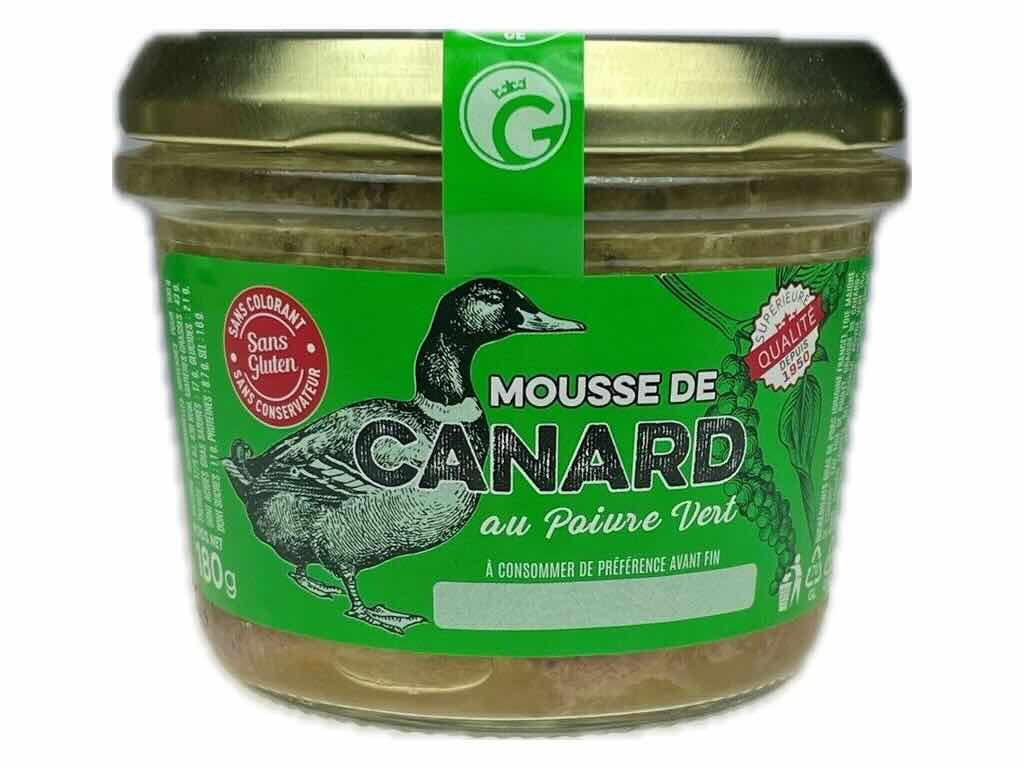 Cuisiné en France maison fondée en 1950 Kachní pěna se zeleným pepřem