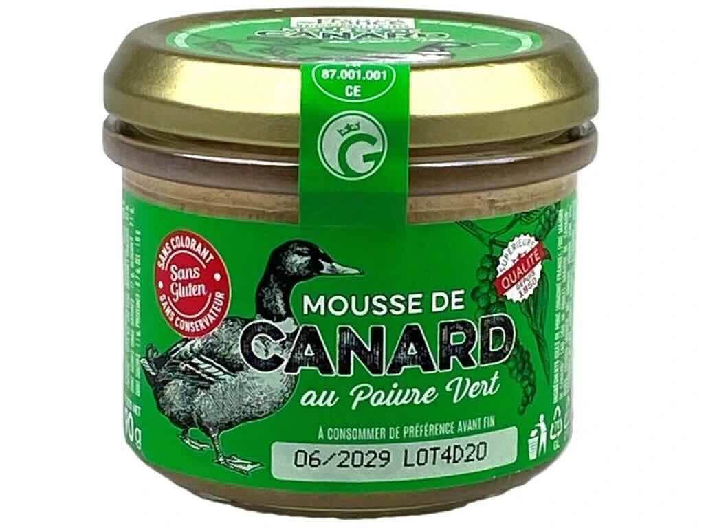 Cuisiné en France maison fondée en 1950 Kachní pěna se zeleným pepřem 90g