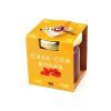 Cava s růžovým džemem