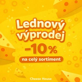 Začni rok 2026 poctivě… se sýrem 🧀 Jen teď máš –10 % na celý sortiment na našem e-shopu. 👉 Stačí při objednávce zadat kód:...
