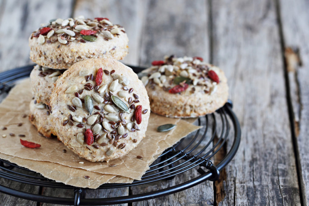 Pohankové sušenky s goji – kustovnicí čínskou