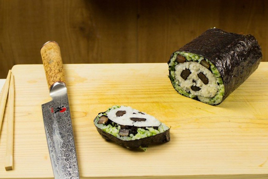 Sushi art - návod na panda sushi